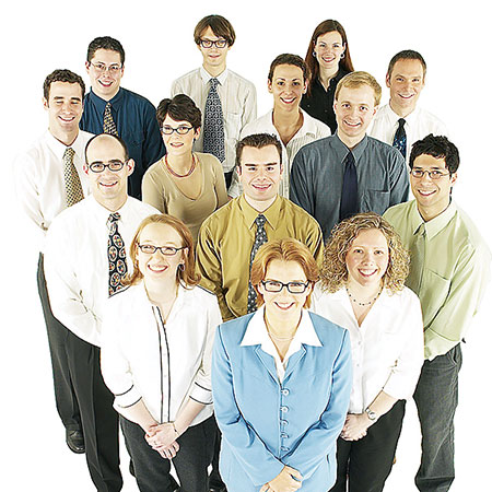 Group of employees