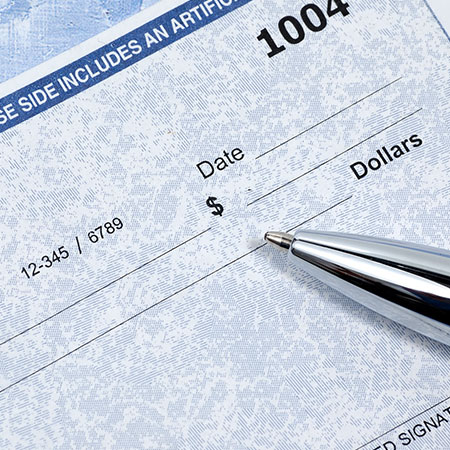 Payroll check
